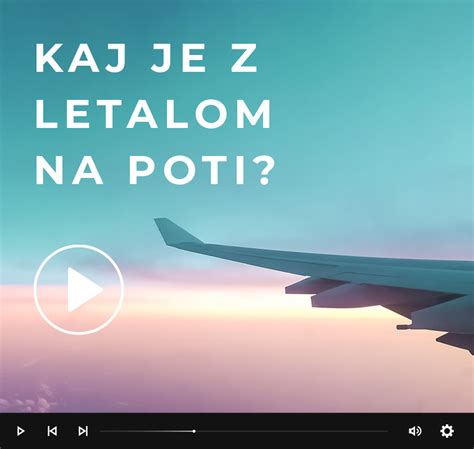 Ilustracija potovanja z letalom