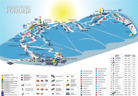 Smučišče Mariborsko Pohorje s sodobno kabinsko žičnico.