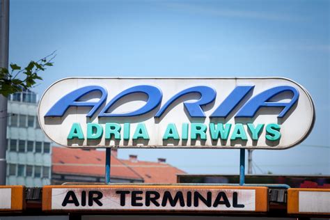 Logotip Adria Airways iz 80. let