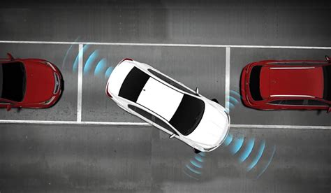 Shematski prikaz delovanja parkirnih senzorjev