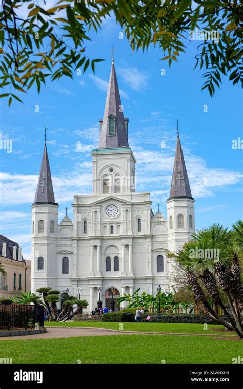Jackson Square in New Orleans with St. Louis Cathedral