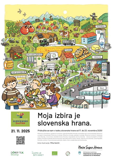 Ilustracija tradicionalnega slovenskega mlaja