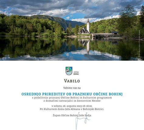 Simbol občine Bohinj