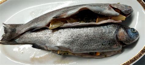 postrv iz potoka v Gostišču Pekel