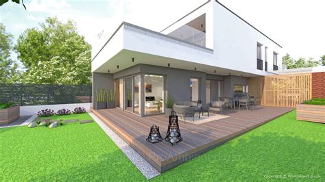 Fasada Vile Ruševec z okolico