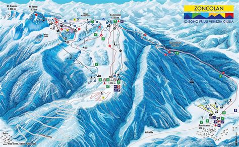 Kolesarji na vzponu na Monte Zoncolan