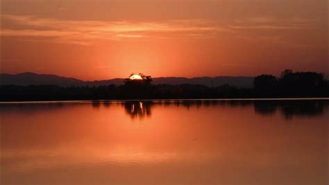 Panorama Selc ob sončnem zahodu