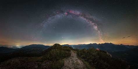 Nočno nebo nad Bohinjem