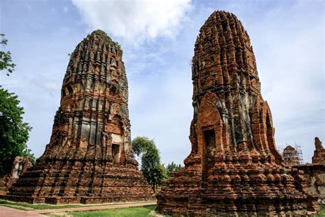 Ruins of Ayutthaya temples