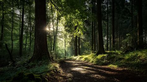 Pohodna pot v Bavarskem gozdu