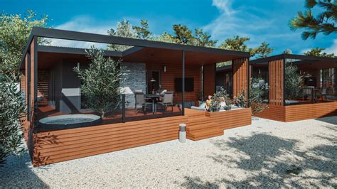 Mobilna hiška v kampu Umag