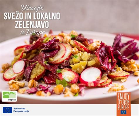 Gurmanska jed s svežimi lokalnimi sestavinami