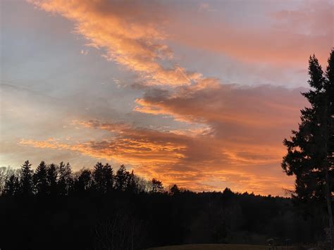 Sončni zahod nad Pohorjem