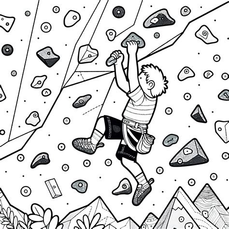 Otrok pleza po plezalnem poligonu v parku