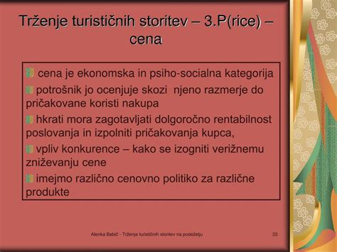 Prikaz različnih vrst turističnih agencij in njihovih storitev