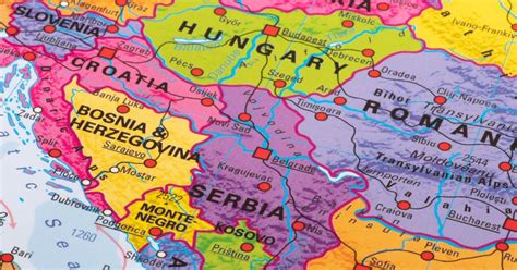 Zemljevid Donave skozi Evropo