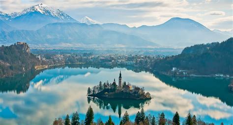 jezero Bled v Sloveniji