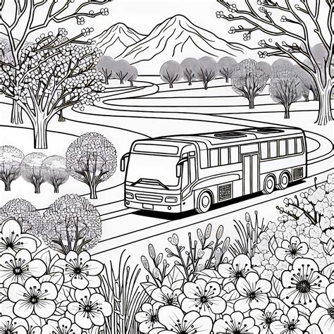 Slika avtovlaka, ki vozi skozi slikovito pokrajino