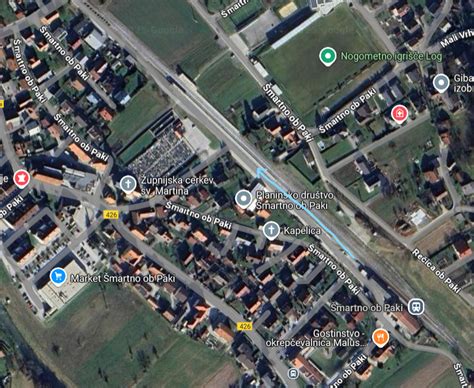 Shematski prikaz poti do novega perona na postaji Nova Gorica