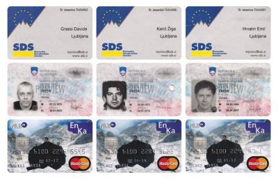 Primer članske izkaznice s pripadajočo letno znamko