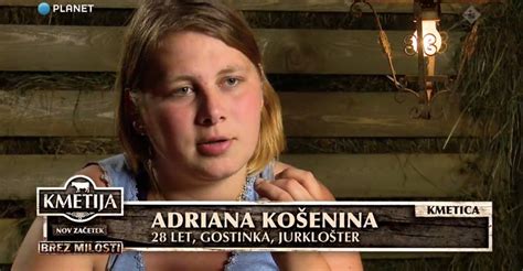 Adriana Košenina, zmagovalka Kmetije: Nov začetek