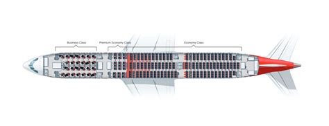 Notranjost letala Austrian Airlines