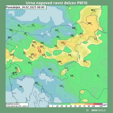 Grafikon padavin v gorah