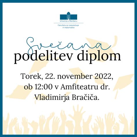 Svečana podelitev diplom
