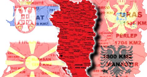 Zemljevid Prespanskega narodnega parka z mejami Albanije, Severne Makedonije in Grčije