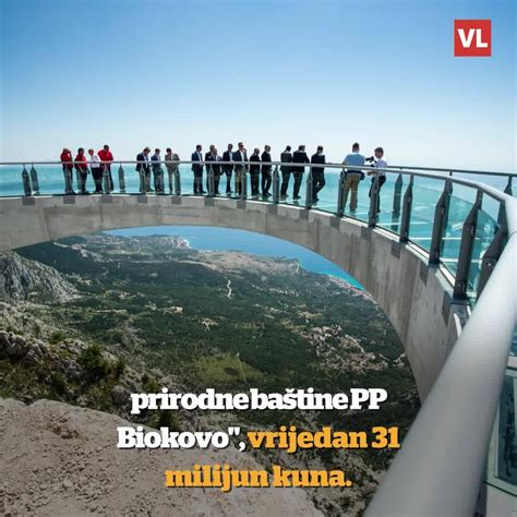 panoramski razgled s Skywalka Biokovo