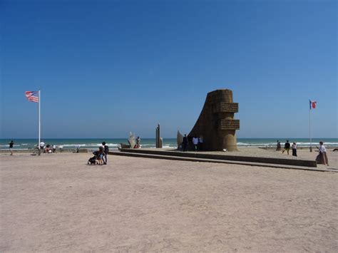 Spomenik dneva D na plaži Omaha