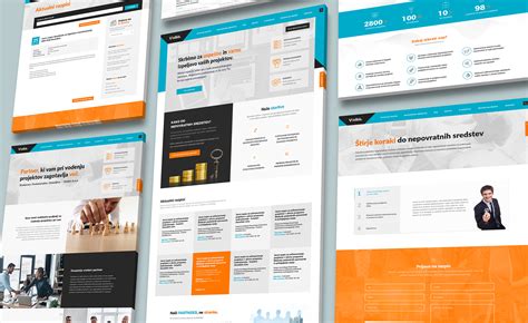 Zaslon spletne strani z možnostmi filtriranja