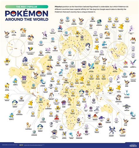 Zemljevid, ki prikazuje priljubljene turistične destinacije z različnimi vrstami atrakcij.