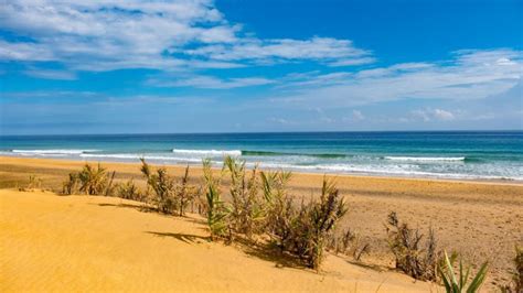 Peščena plaža na otoku Porto Santo.