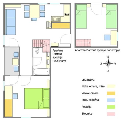Tloris apartmaja N&N 3