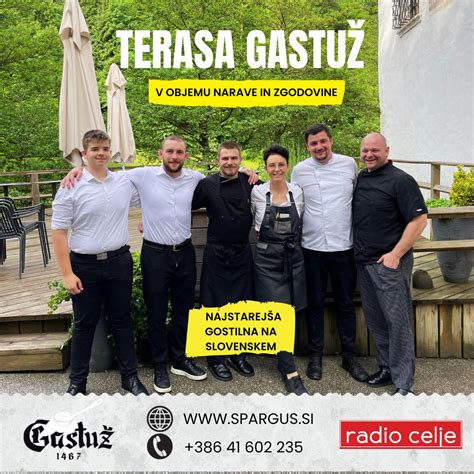 Ilustracija gostov, ki uživajo na terasi gostilne