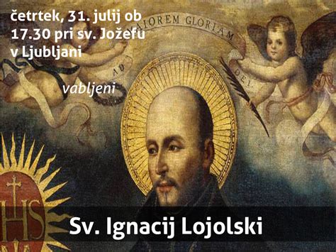 Ilustracija sv. Ignacija Lojolskega, ki moli v jami