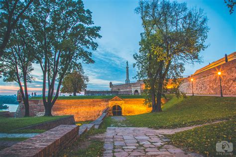 Kalemegdanska trdnjava s pogledom na Donavo