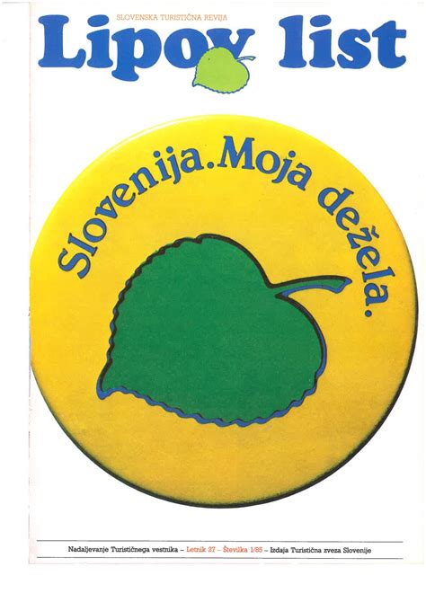 Ilustracija lipovega lista kot simbola Slovenije