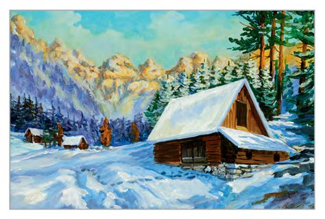 Zimska pokrajina na Soriški planini z dvignjeno sedežnico