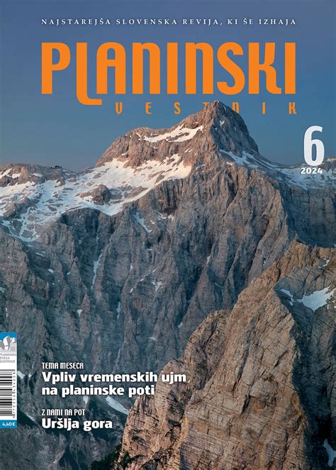 Naslovnica Planinskega vestnika