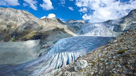 Panorama slovenskih Alp s ledeniki