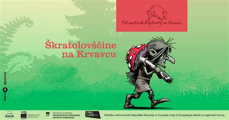 Ilustracija škratov na Krvavcu
