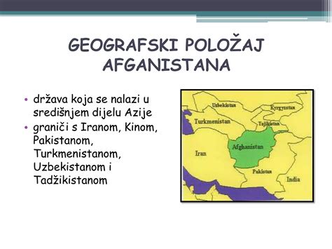 Zemljevid Afganistana