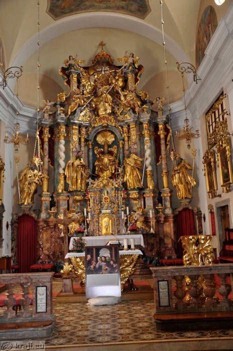 Notranjost baročne cerkve sv. Petra in Pavla