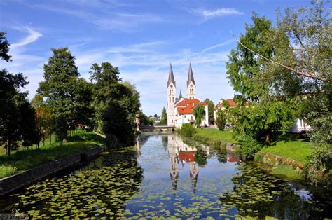 Reka Rinža, ki teče skozi Kočevje v bližini Športnega parka Gaj