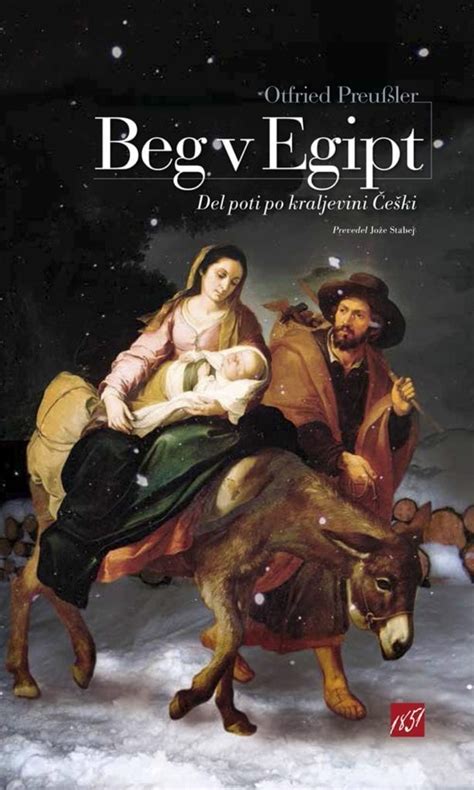 Ilustracija bega Svete družine v Egipt