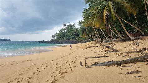 Plaža na Sao Tome in Principe