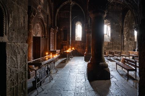 Notranjost samostana v Meteori