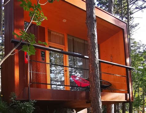 Eko bungalov v borovem gozdu